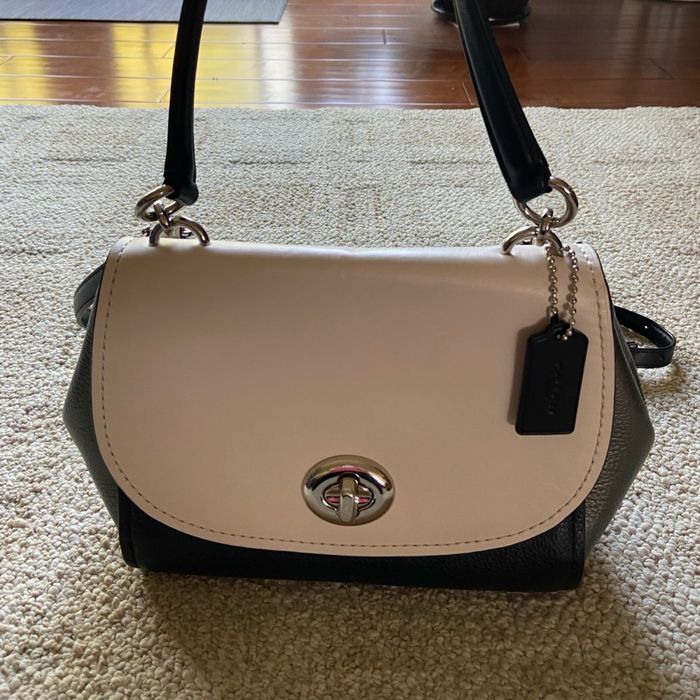 Coach leather bag